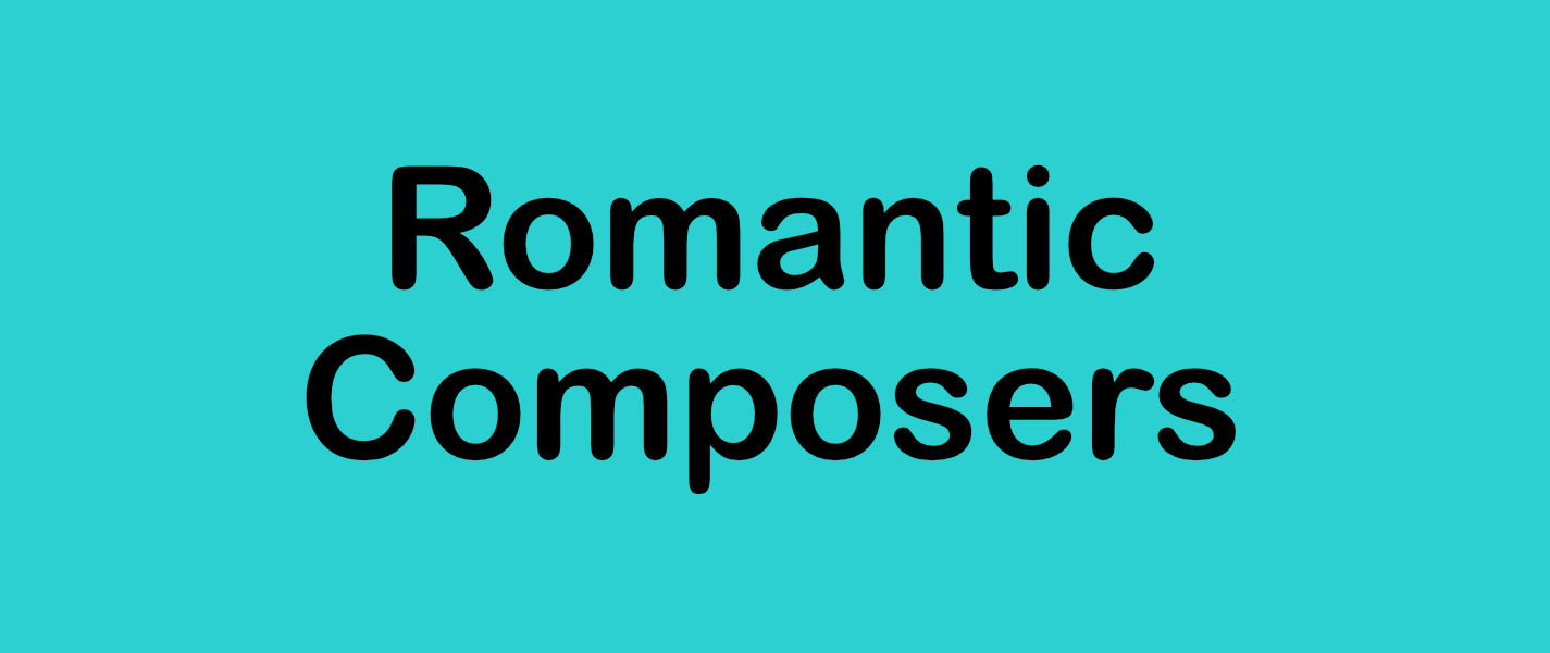 Picture Romantic composers button